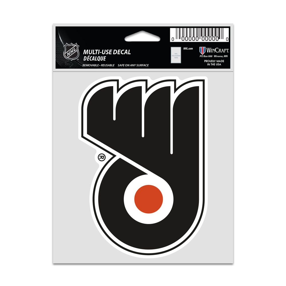 NHL Multi Use Decal 3.75x5 Logo Flyers