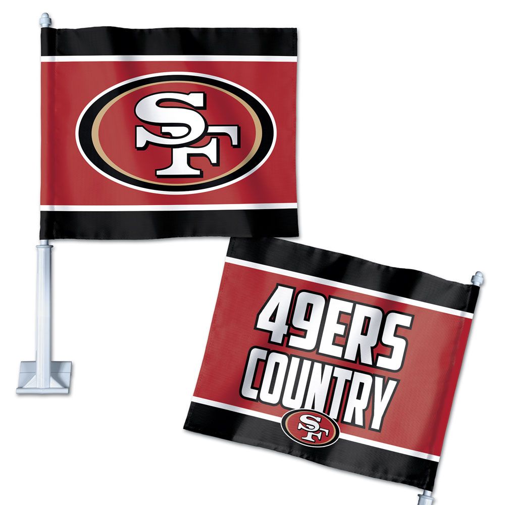 NFL Car Flag 11x15 Slogan 49ers