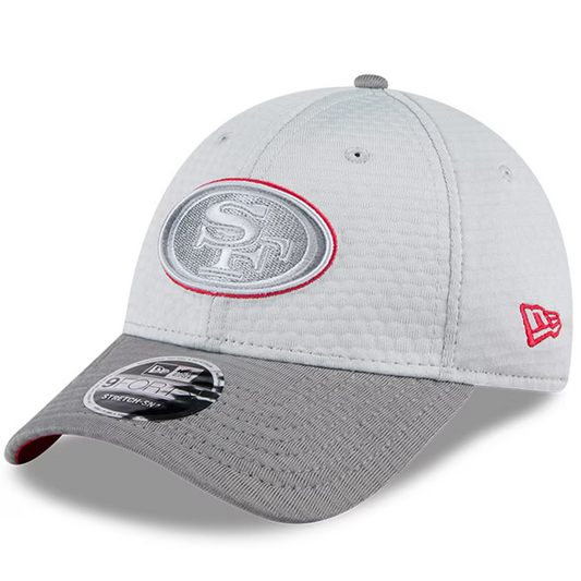 NFL Hat 940 Stretch Snap Training Camp Grey 2024 49ers