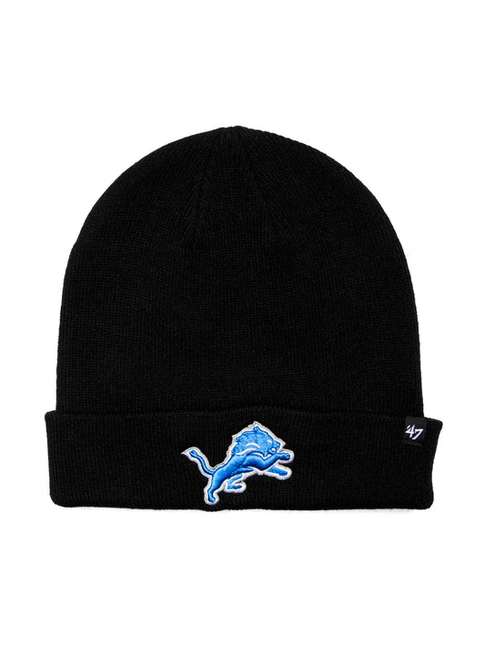 NFL Knit Hat '47 Raised Cuff Lions