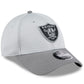 NFL Hat 940 Stretch Snap Training Camp Grey 2024 Raiders