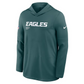 NFL Dri-FIT Long Sleeve Hoodie 2025 Sideline Pure Fury Eagles