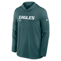 NFL Dri-FIT Long Sleeve Hoodie 2025 Sideline Pure Fury Eagles