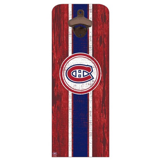 NHL Wall Mounted Bottle Opener Canadiens