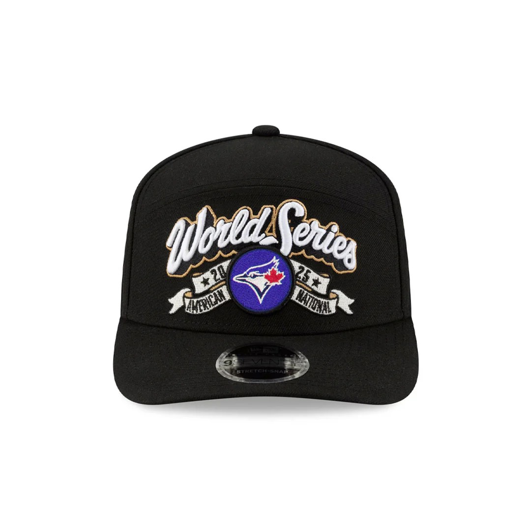 MLB Hat 9Seventy 2025 League Championship Series Locker Room Split Panel Stretch-Snap Blue Jays