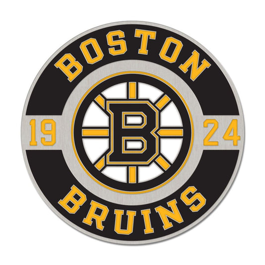 NHL Lapel Pin Circle Established Bruins