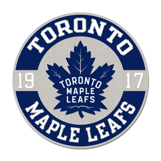 NHL Lapel Pin Circle Established Maple Leafs