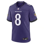 NFL Player Game Jersey Home Orchid Purple 2026 Lamar Jackson Ravens