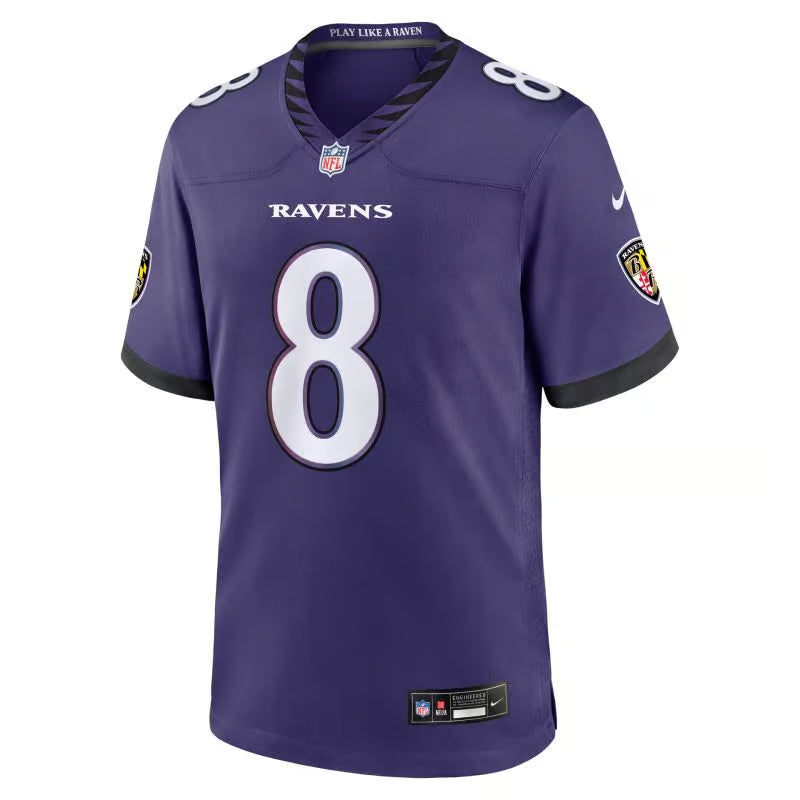 NFL Player Game Jersey Home Orchid Purple 2026 Lamar Jackson Ravens