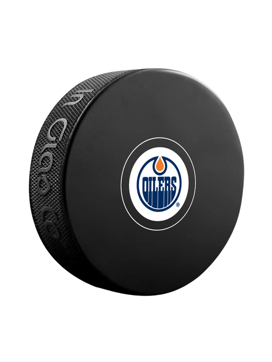 NHL Puck Autograph Oilers