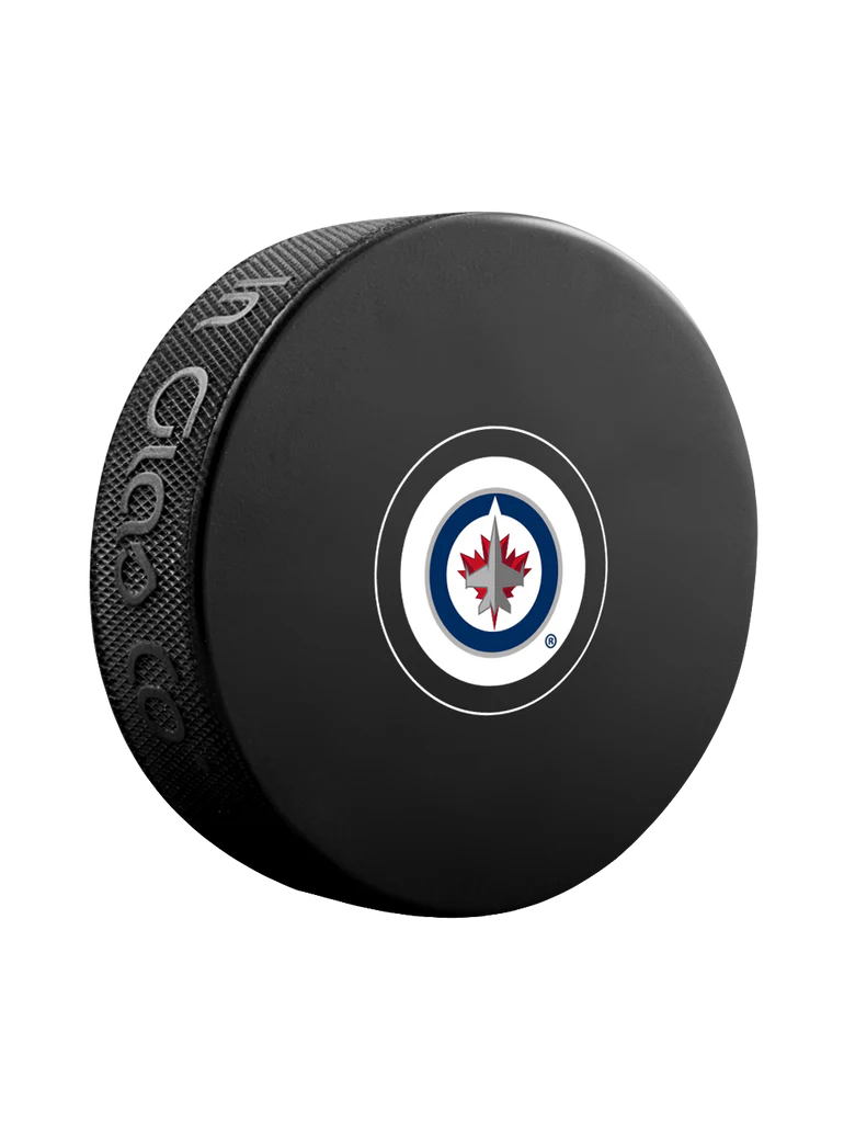 NHL Puck Autograph Jets