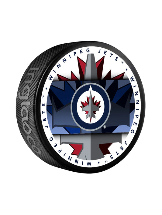 NHL Puck Souvenir Collector Medallion Jets