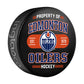 NHL Puck Property of Edmonton Oilers