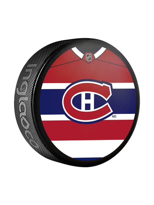 NHL Puck Souvenir Collector Jersey Canadiens