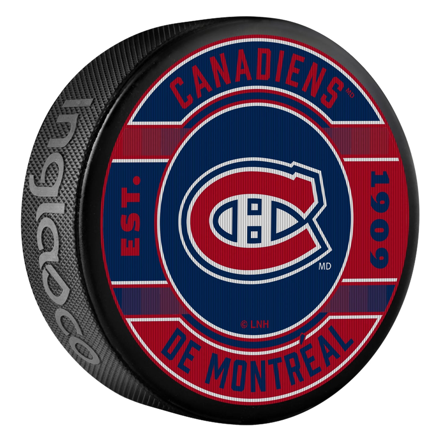 NHL Lenticular Puck Slogan Canadiens