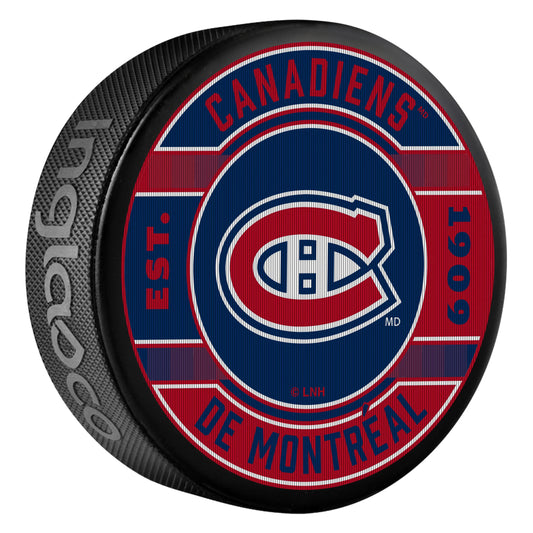 NHL Lenticular Puck Slogan Canadiens