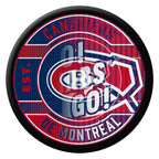 NHL Lenticular Puck Slogan Canadiens