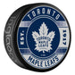 NHL Lenticular Puck Slogan Maple Leafs