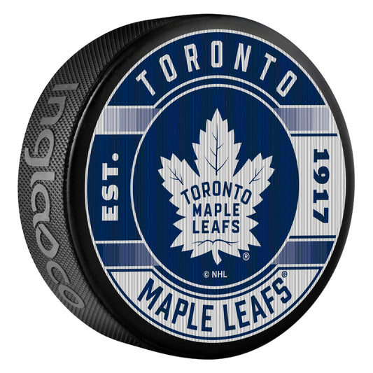 NHL Lenticular Puck Slogan Maple Leafs