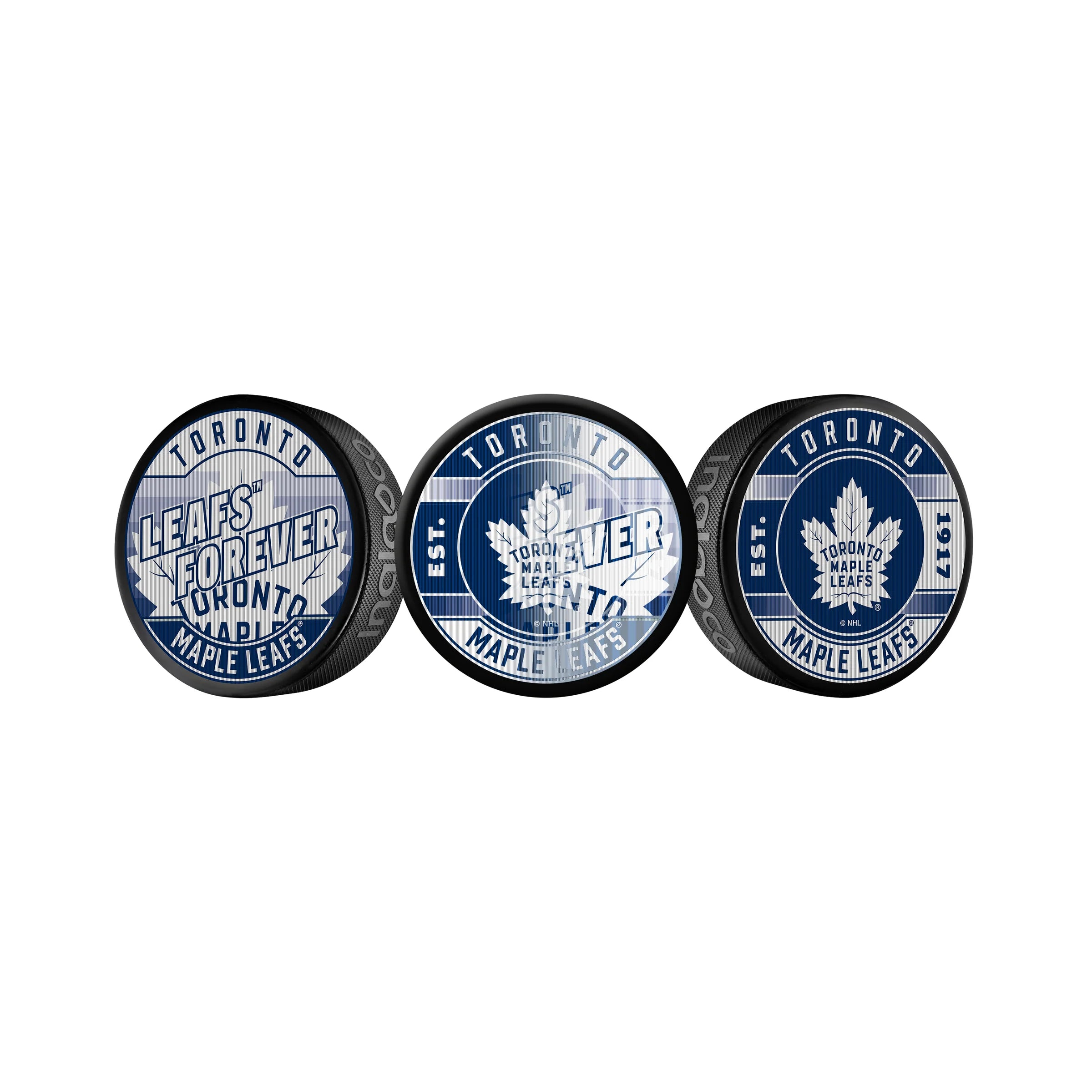 NHL Lenticular Puck Slogan Maple Leafs