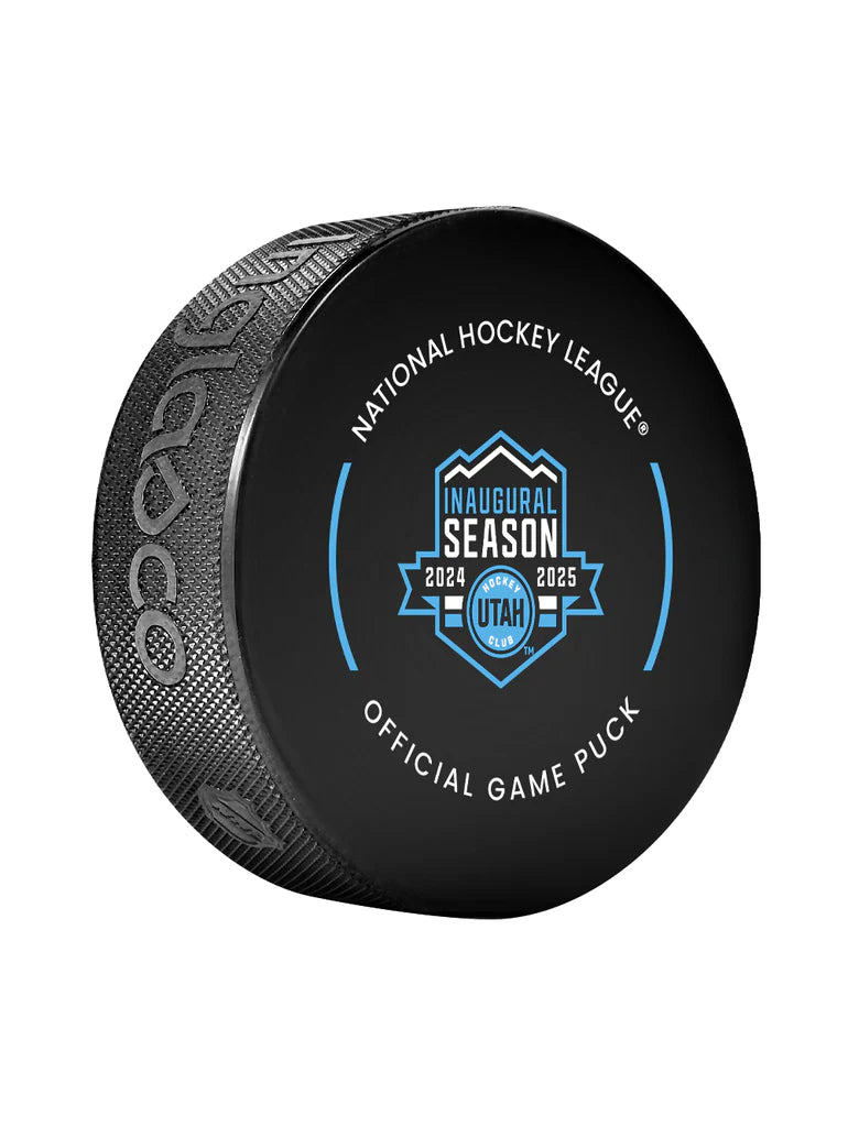 NHL Game Puck 2024-25 Inaugural Season Mammoth