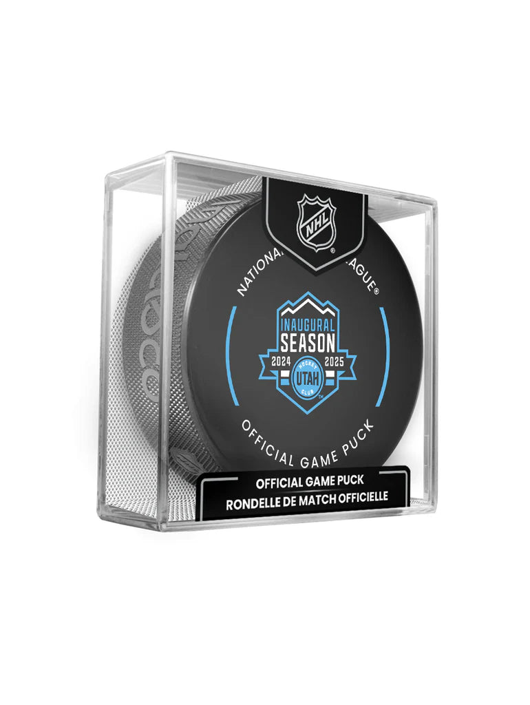 NHL Game Puck 2024-25 Inaugural Season Mammoth