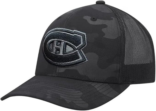 NHL Hat Camo Trucker Tonal Canadiens