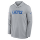 NFL Dri-FIT Long Sleeve Hoodie 2025 Sideline Pure Fury Lions