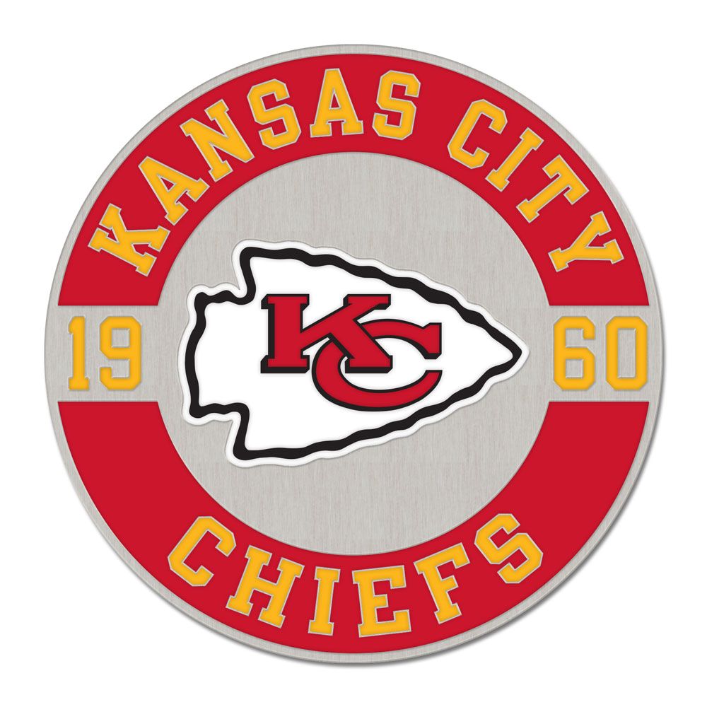 NFL Lapel Pin Circle Established Chiefs