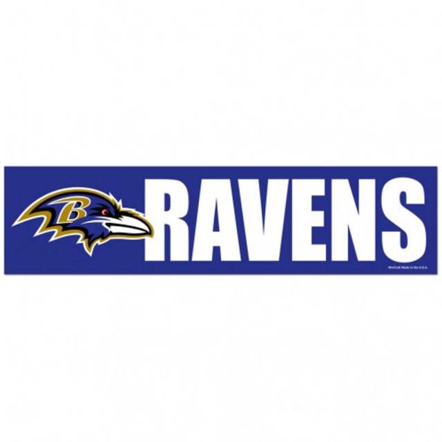 NFL Bumper Sticker Strip Ravens