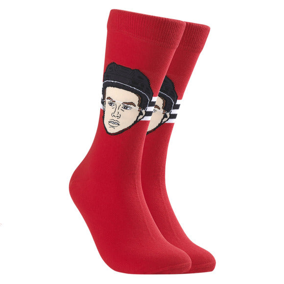 NHLPA Player Socks Connor Bedard Rookie Blackhawks