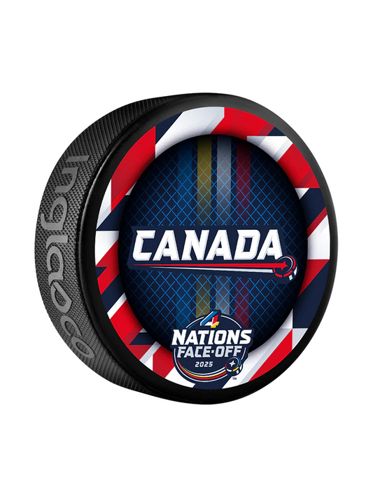 NHL 4 Nations Face-Off Team Canada Souvenir Collectors Puck Team Canada