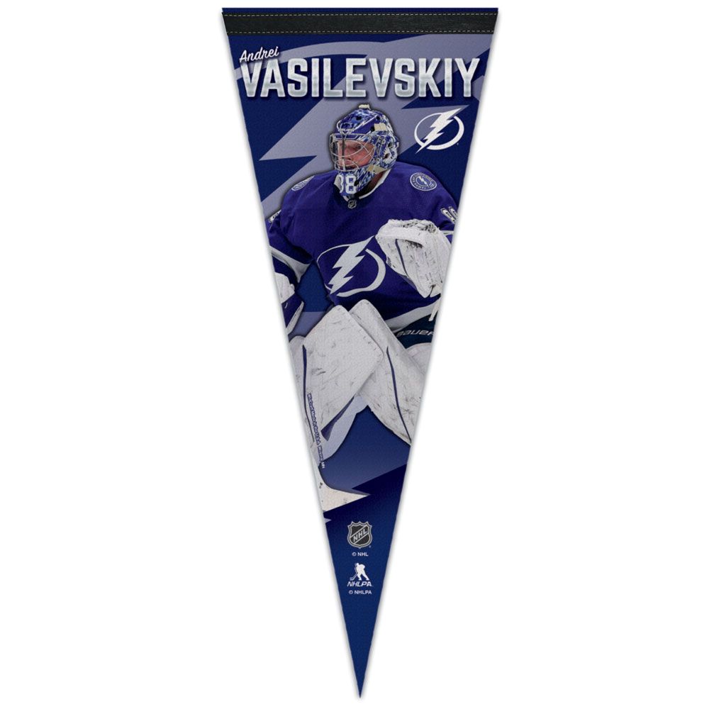 NHL Player Felt Pennant Andrei Vasilevskiy Lightning