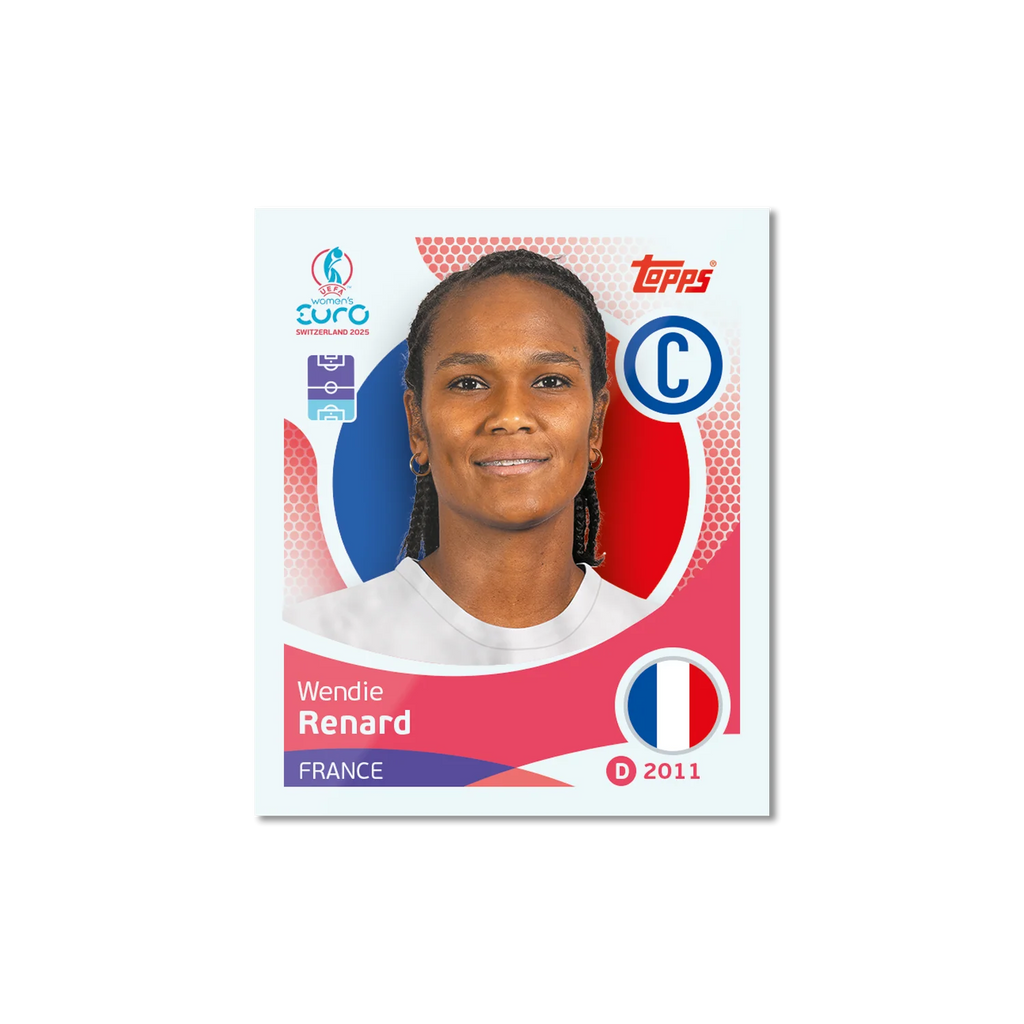 Topps Official Stickers Women's Euro Cup Switzerland 2025 UEFA Mega Starter Pack