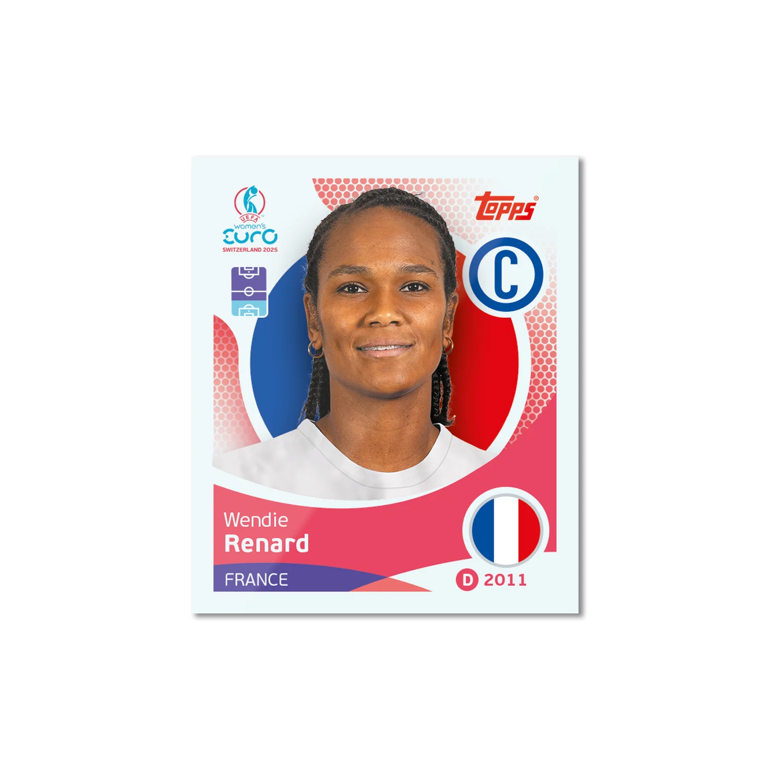 Topps Official Stickers Women's Euro Cup Switzerland 2025 UEFA Mega Starter Pack