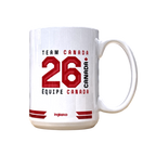 Hockey Canada Coffee Mug 15 Oz Sublimated 2026 Olympics Team Canada