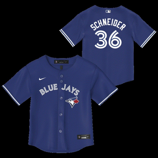 MLB Toddler Player Replica Jersey Alt Royal Davis Schneider Blue Jays