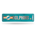 NFL Metal Street Sign 4" x 15 Dolphins
