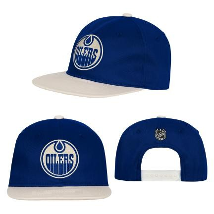 NHL Youth Snapback Hat Court MVP Deadstock Oilers