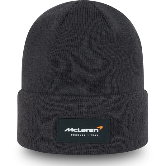 F1 2023 Knit Hat Cuffed Essential Beanie Dark Grey McLaren Racing