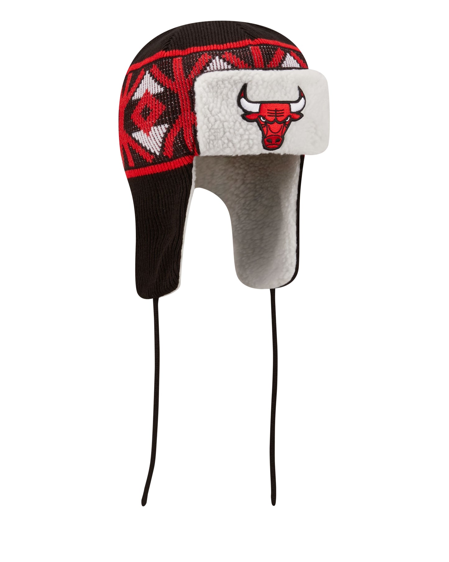 NBA Knit Hat Trapper D3 Bulls