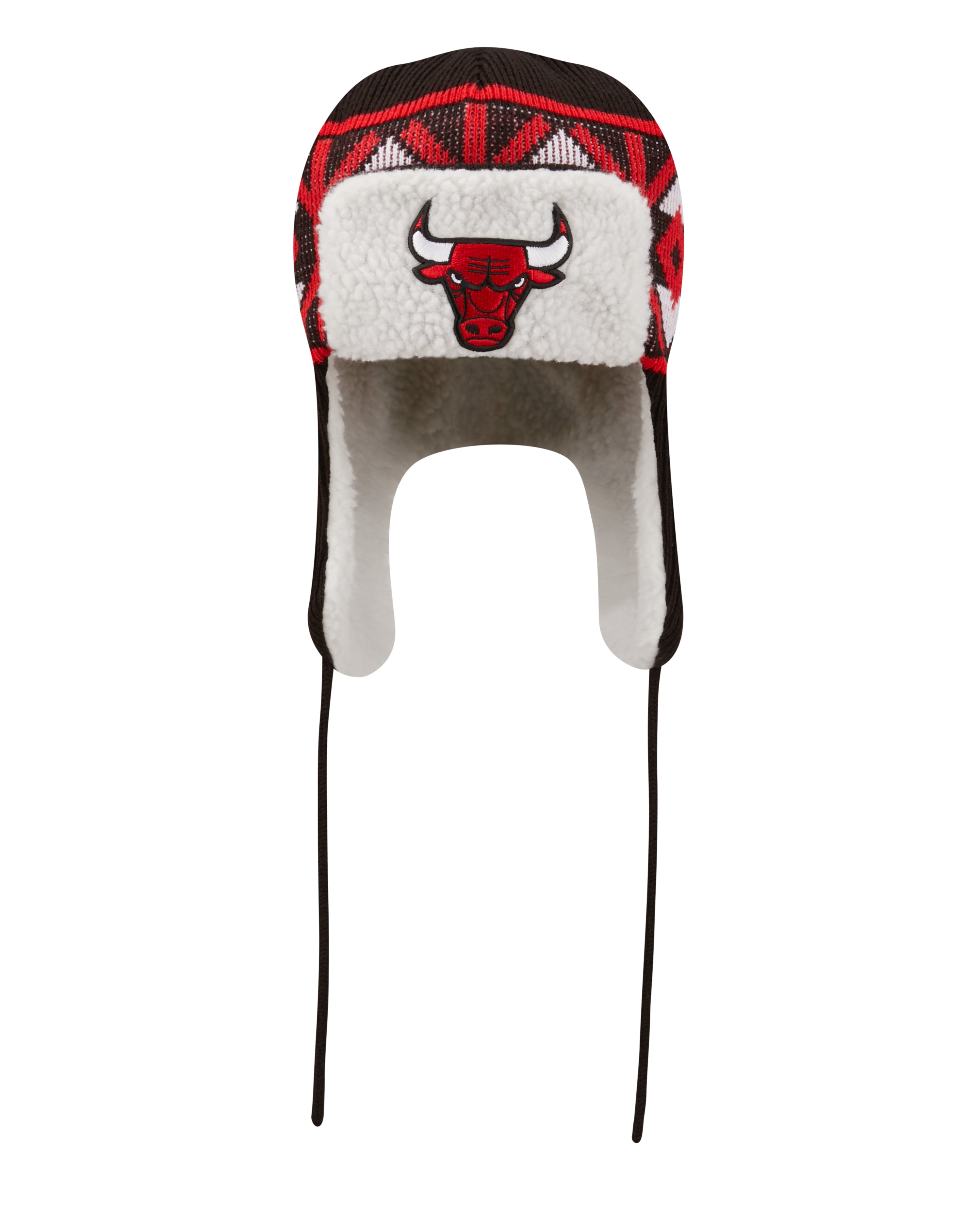 NBA Knit Hat Trapper D3 Bulls