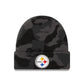 NFL Knit Hat Camo D3 Cuffed Steelers