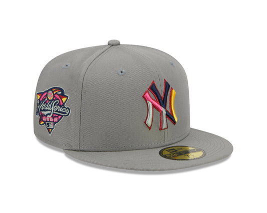 MLB Hat 5950 Color Pack Multicolor Yankees (Grey)