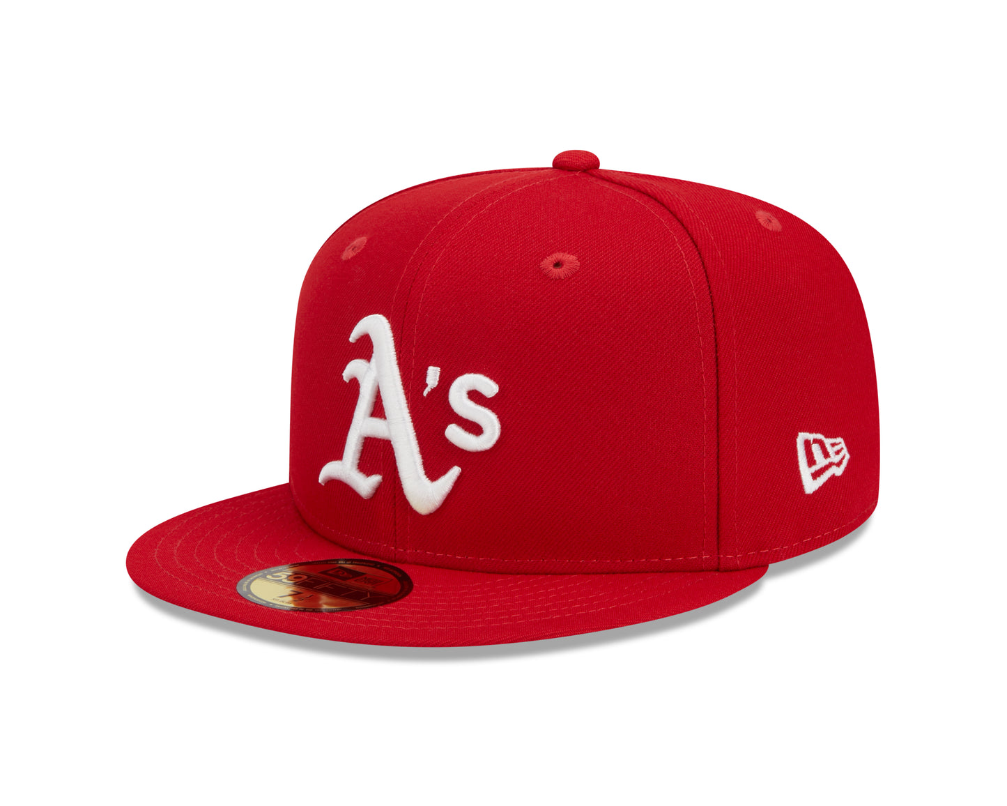 MLB Hat 5950 World Series Side Patch Scarlet Red Athletics