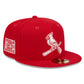 MLB Hat 5950 World Series Side Patch Scarlet Red Cardinals