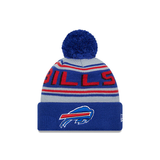 NFL Knit Hat Pom Wordmark Bills