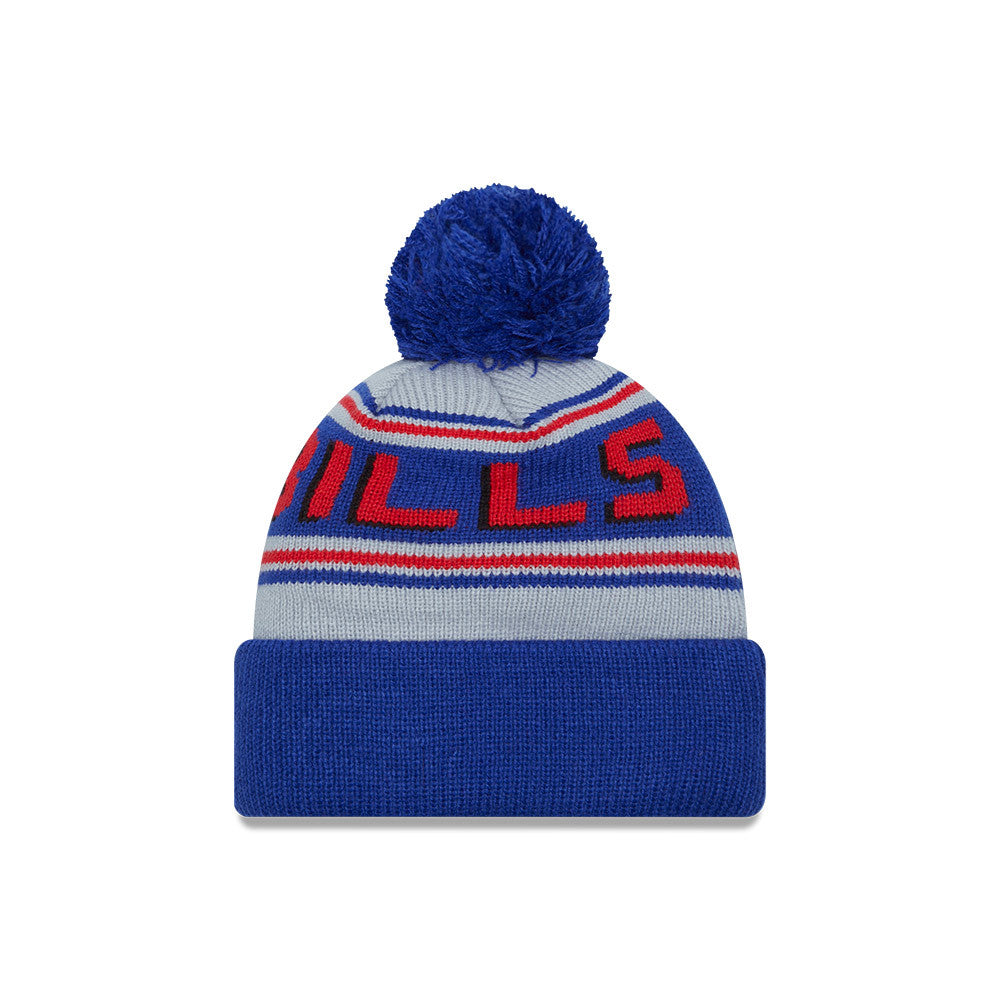 NFL Knit Hat Pom Wordmark Bills