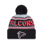 NFL Knit Hat Pom Wordmark Falcons