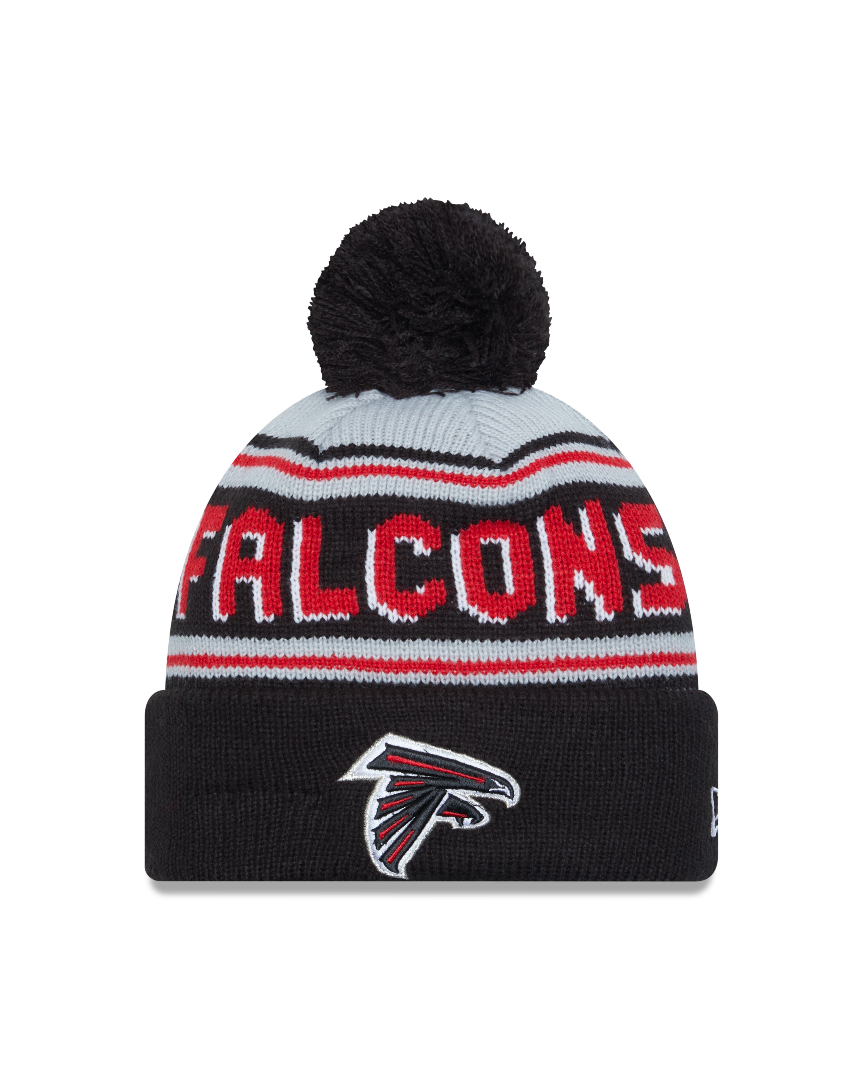 NFL Knit Hat Pom Wordmark Falcons